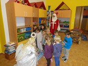 Barbora, Mikuláš, čert a anděl ve školce